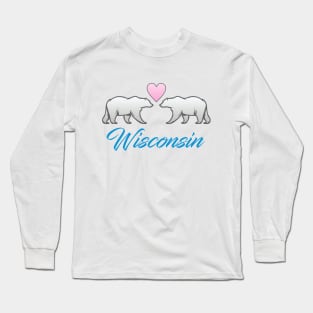 Wisconsin Polar Bear Long Sleeve T-Shirt